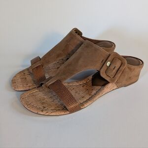 Brown Suede Women's Sandals